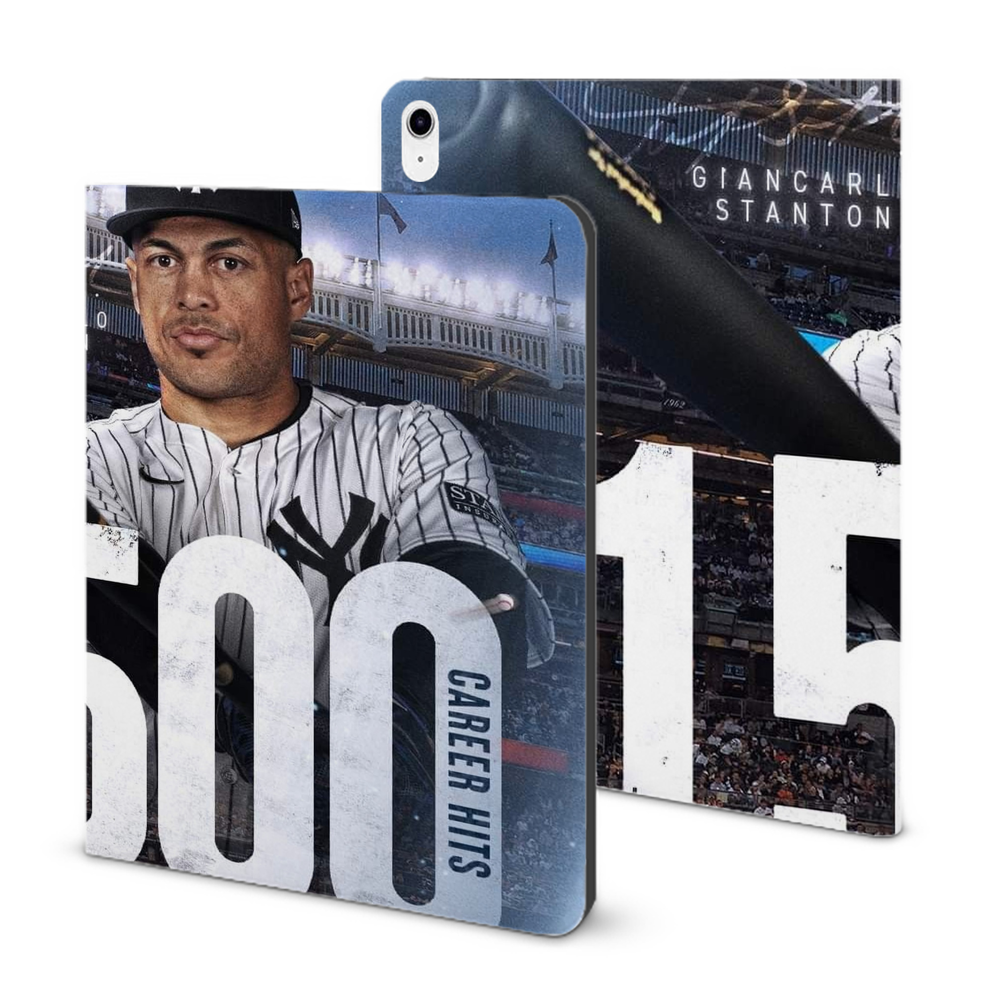 Giancarlo Stanton 39 IPad Case Without Pencil Slot – Book-Style Cover With PU Leather & TPU – Slim, Durable, Scratch-Resistant, Full Protection & Easy Access